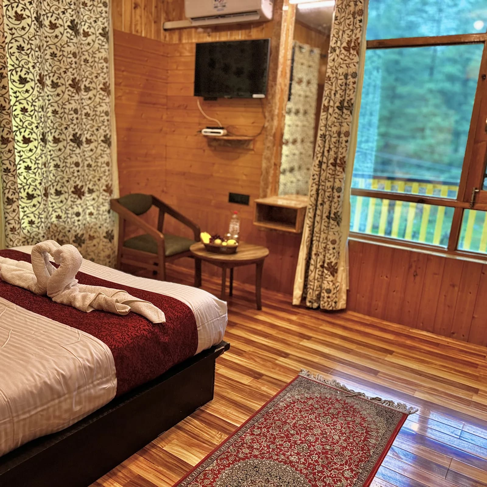 Comfortable bedroom interior
